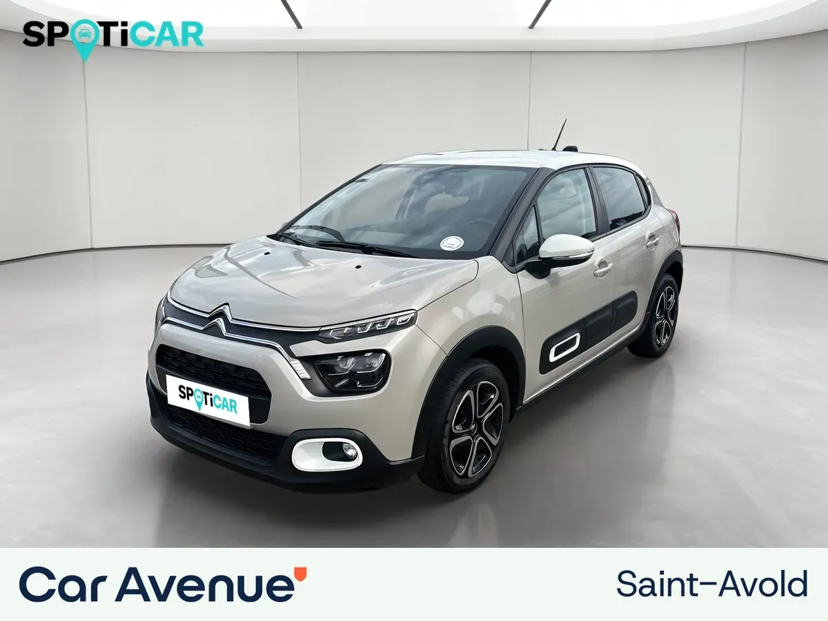 Citroën C3 beige d'occasion