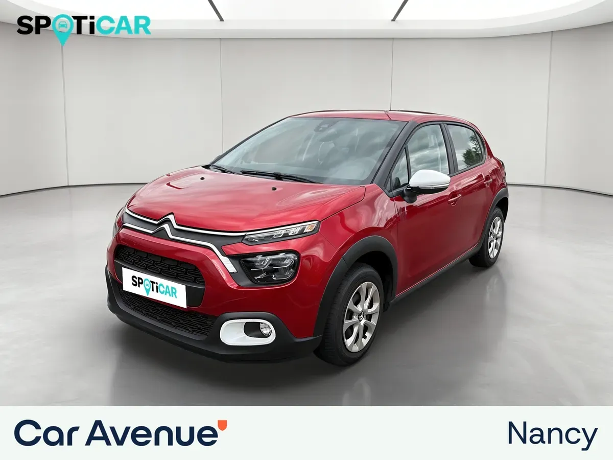 Citroën C3 rouge d'occasion