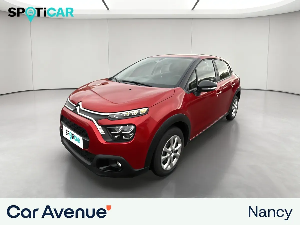 Citroën C3 rouge d'occasion
