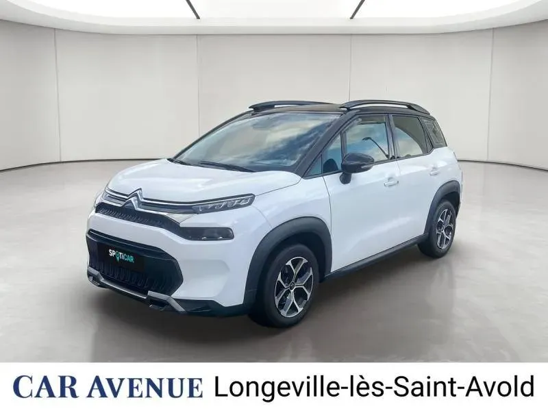 Citroën C3 Aircross blanc banquise (o) + noir perla nera d'occasion
