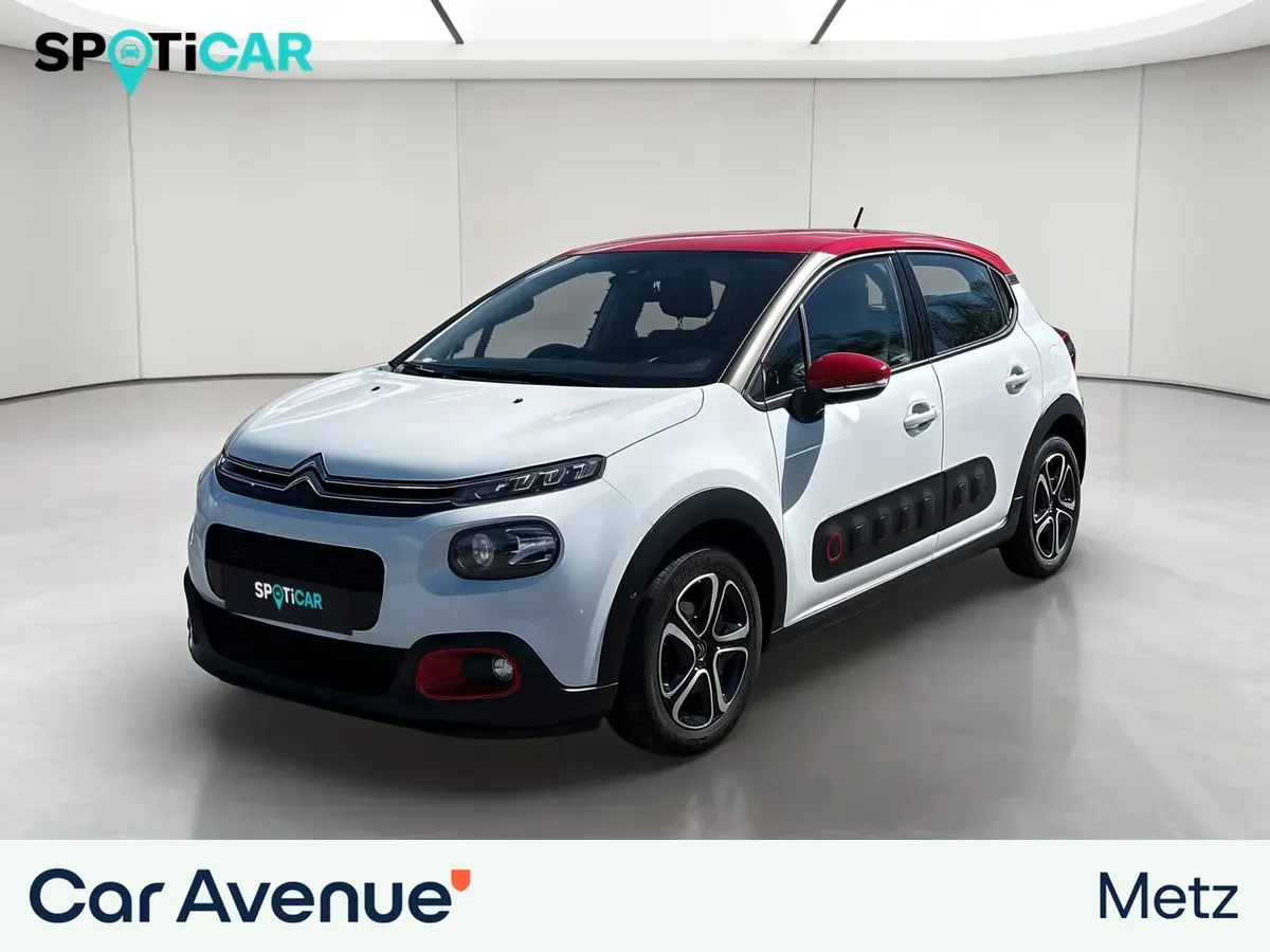 Citroën C3 blanc banquise d'occasion