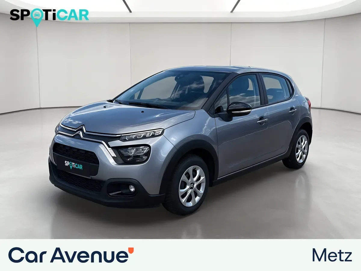 Citroën C3 gris d'occasion