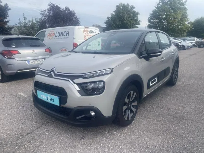 Citroën C3 beige d'occasion