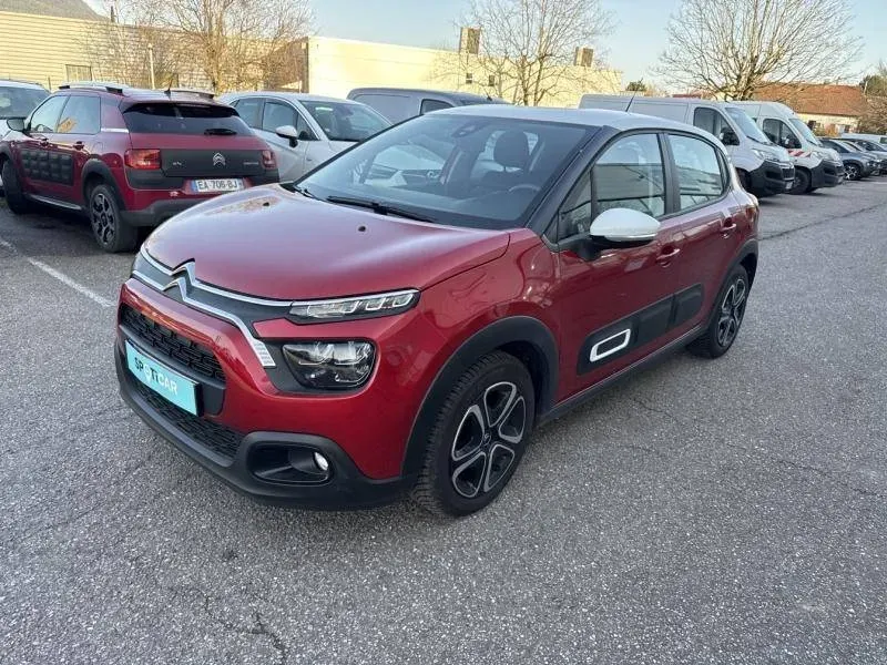 Citroën C3 rouge d'occasion