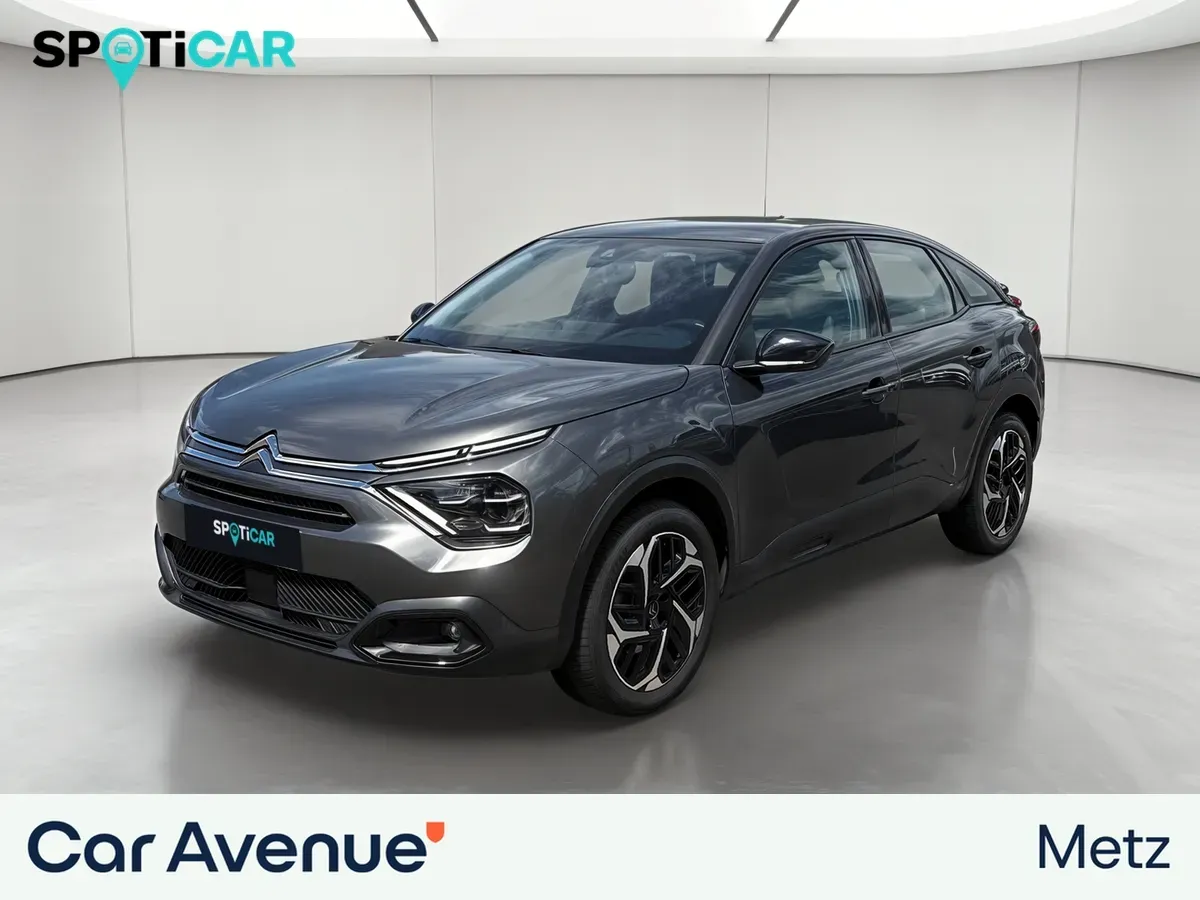 Citroën C4 gris platinium (m) d'occasion