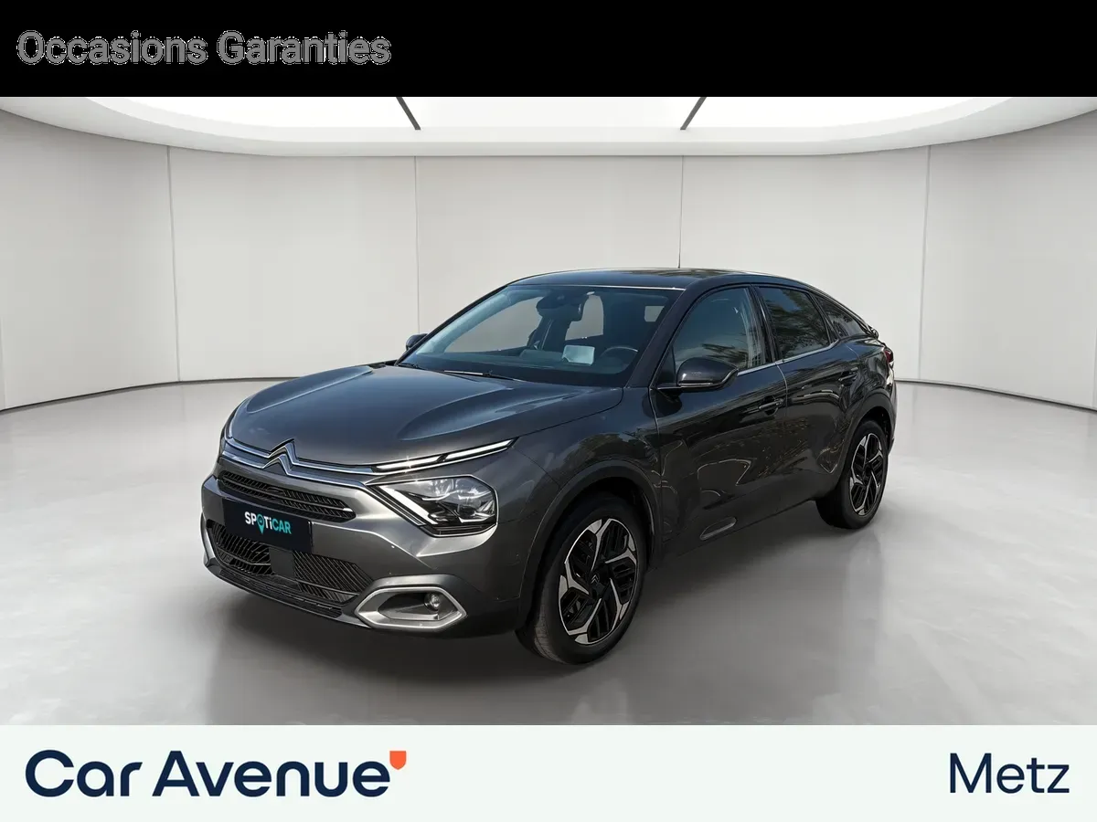 Citroën C4 gris platinium (m) d'occasion