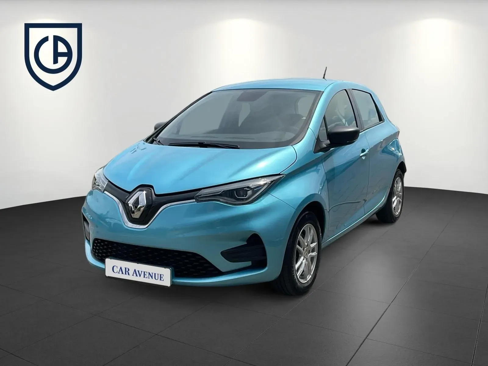 Renault ZOE blau d'occasion