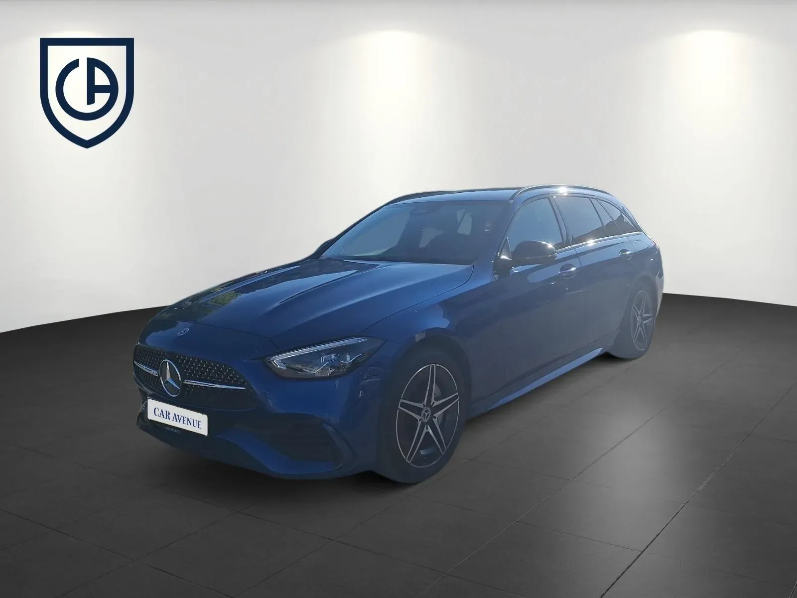 Mercedes Benz C 300 blau d'occasion