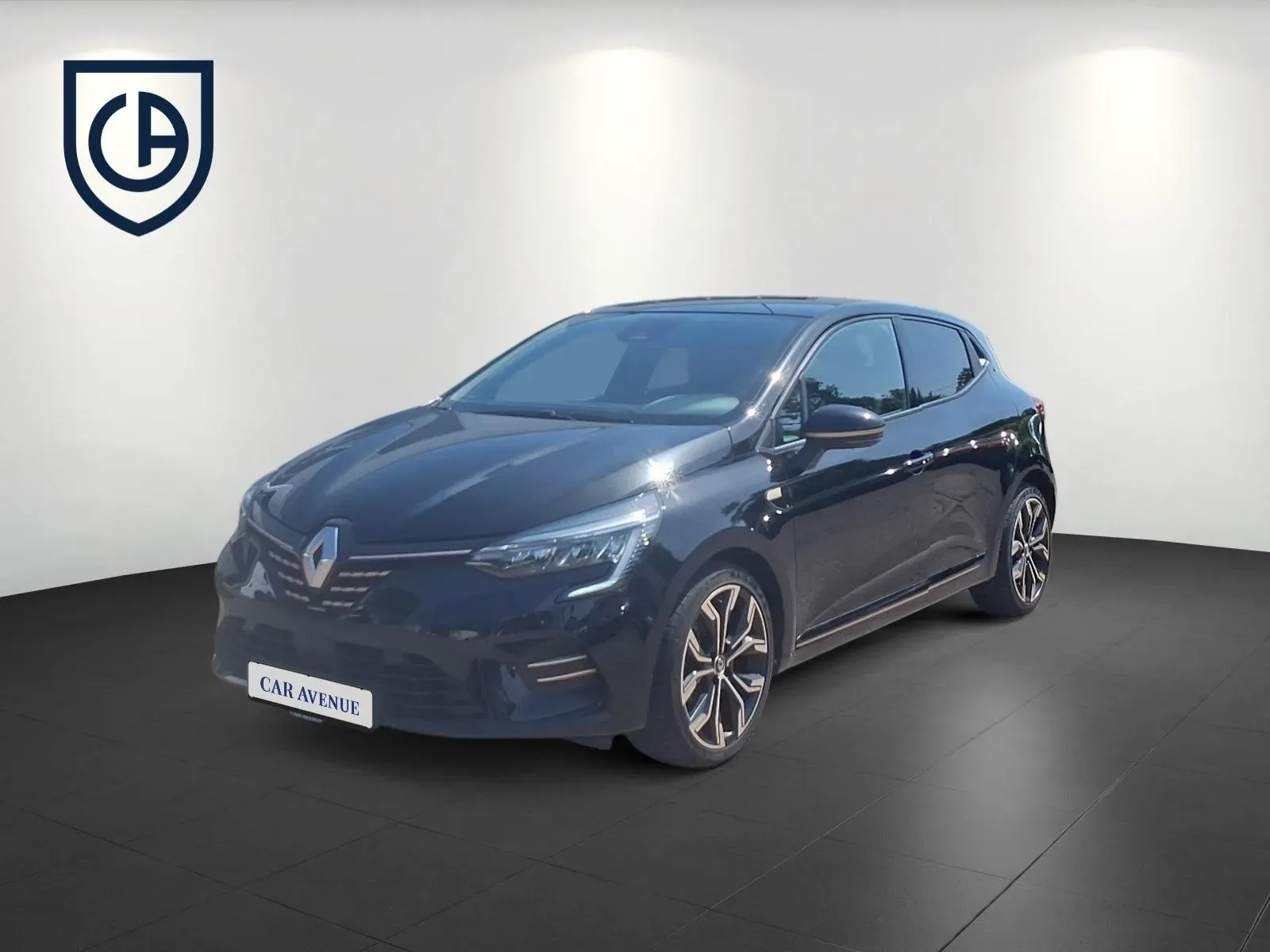 Renault Clio schwarz d'occasion