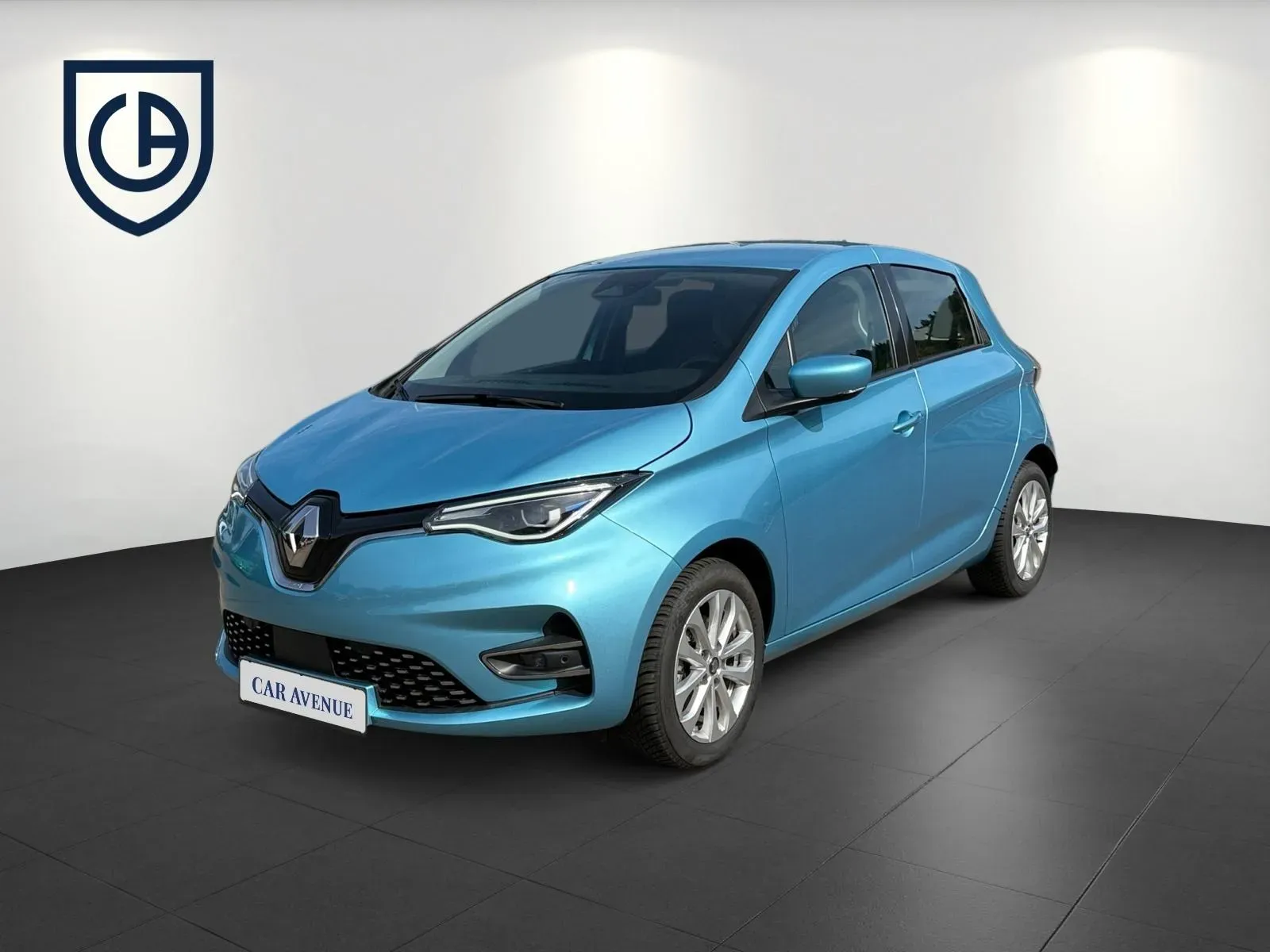 Renault ZOE blau d'occasion