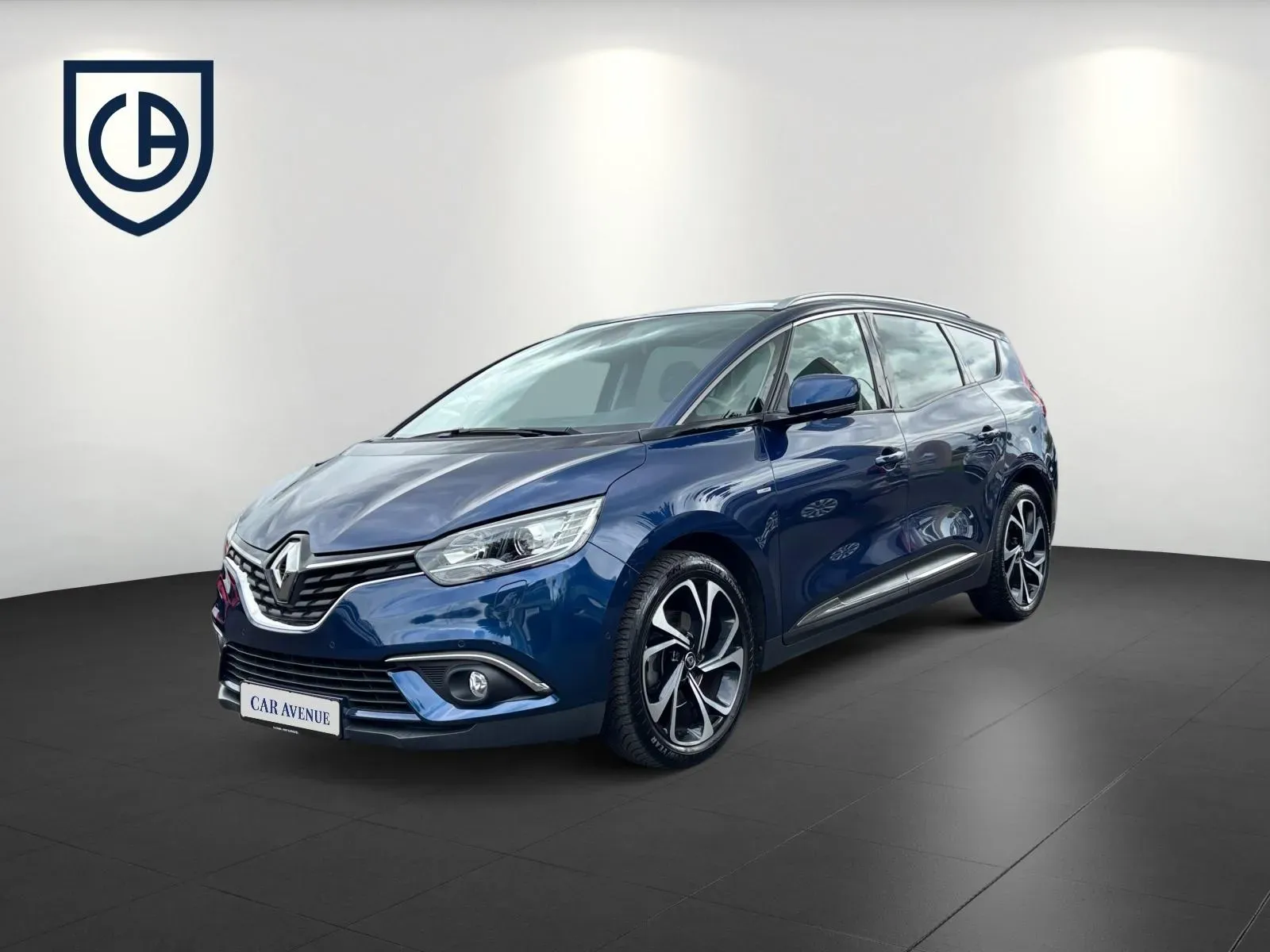 Renault Grand Scenic blau d'occasion