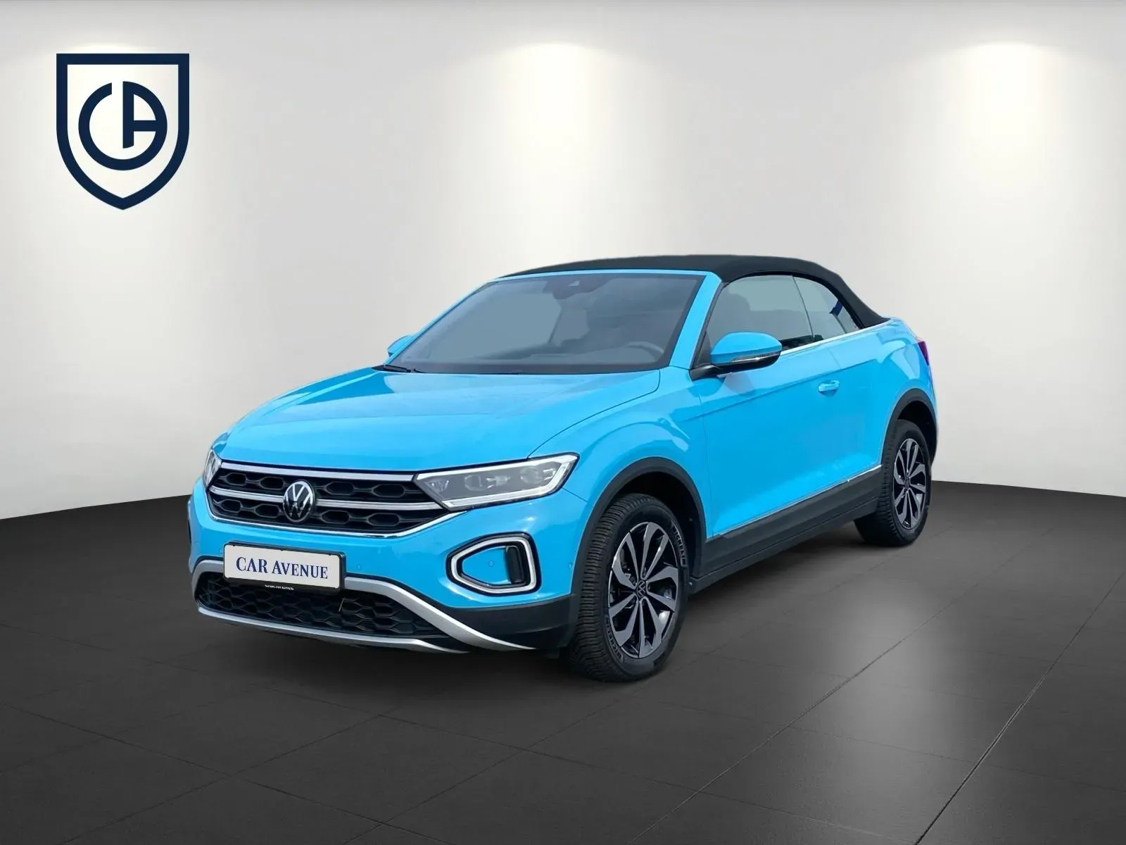 Volkswagen T-Roc blau d'occasion