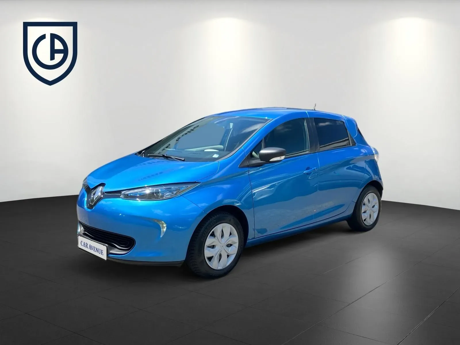 Renault ZOE blau d'occasion