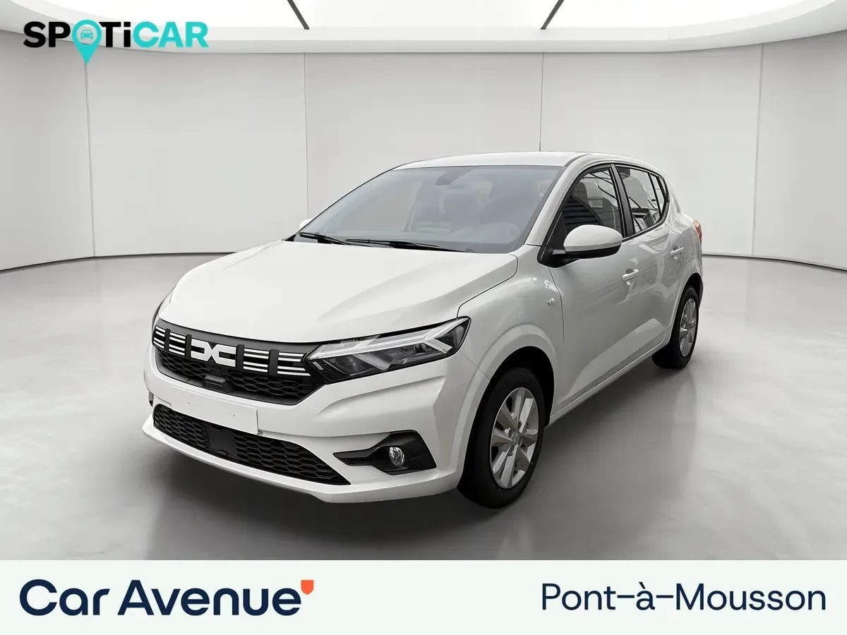 Dacia Sandero blanc glacier d'occasion