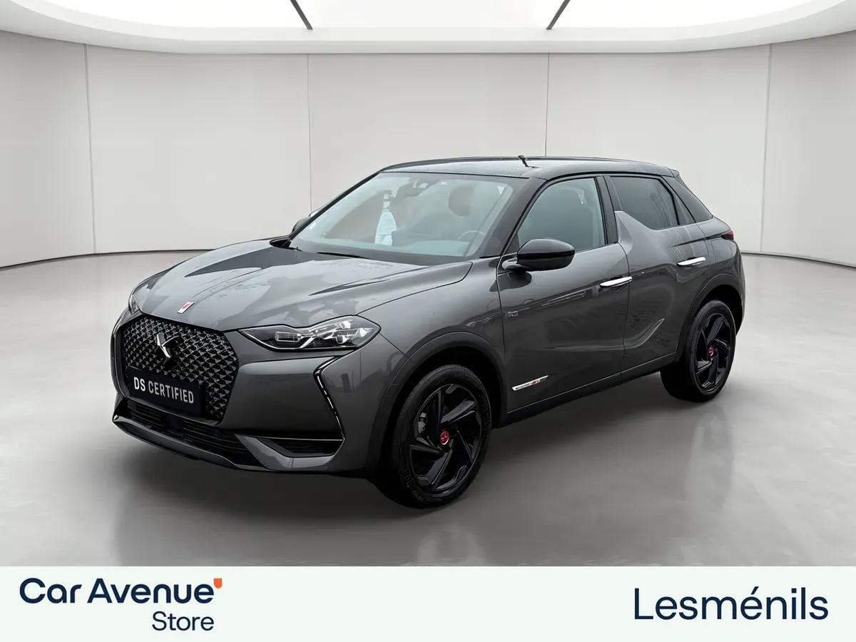 DS Automobiles DS 3 Crossback gris platinium - toit noir perla nera d'occasion