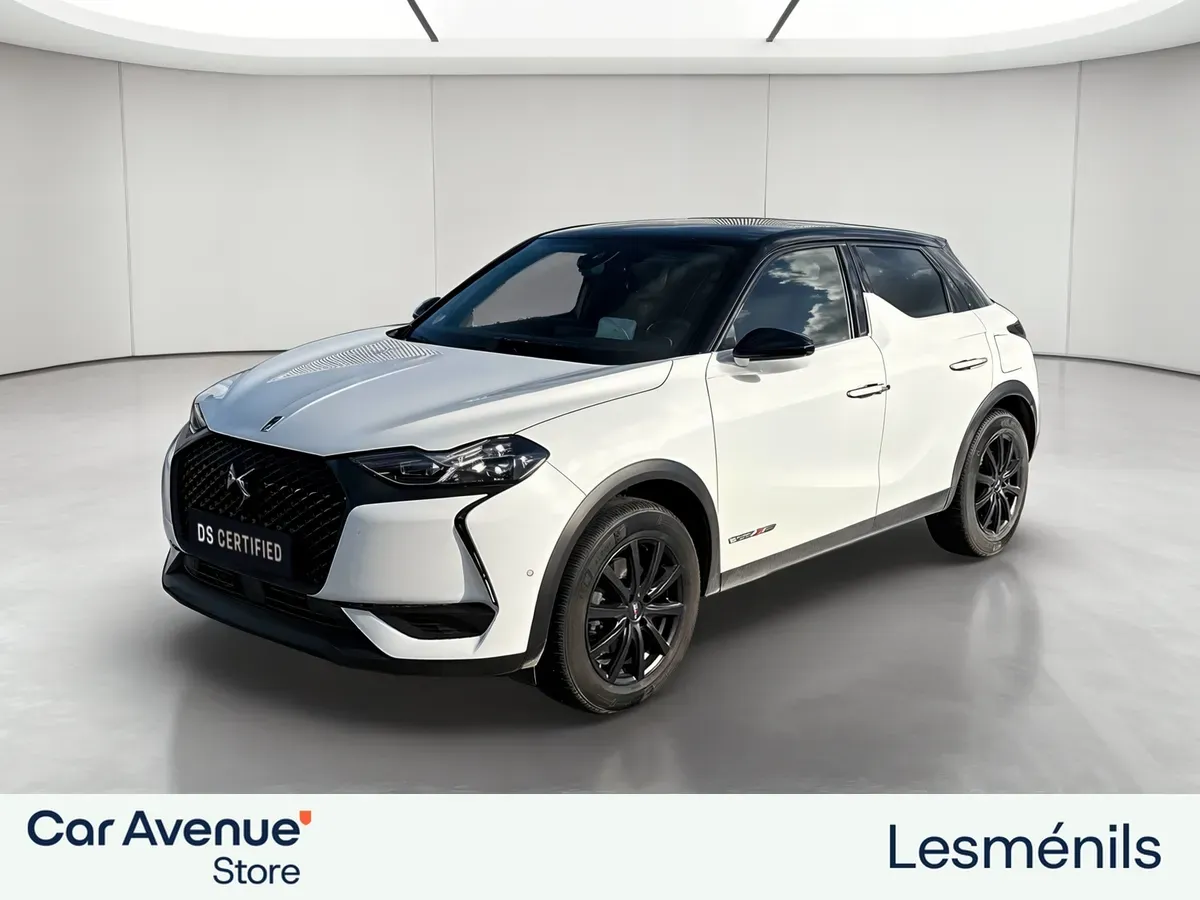 DS Automobiles DS 3 blanc perle nacre - toit noir perla n. d'occasion