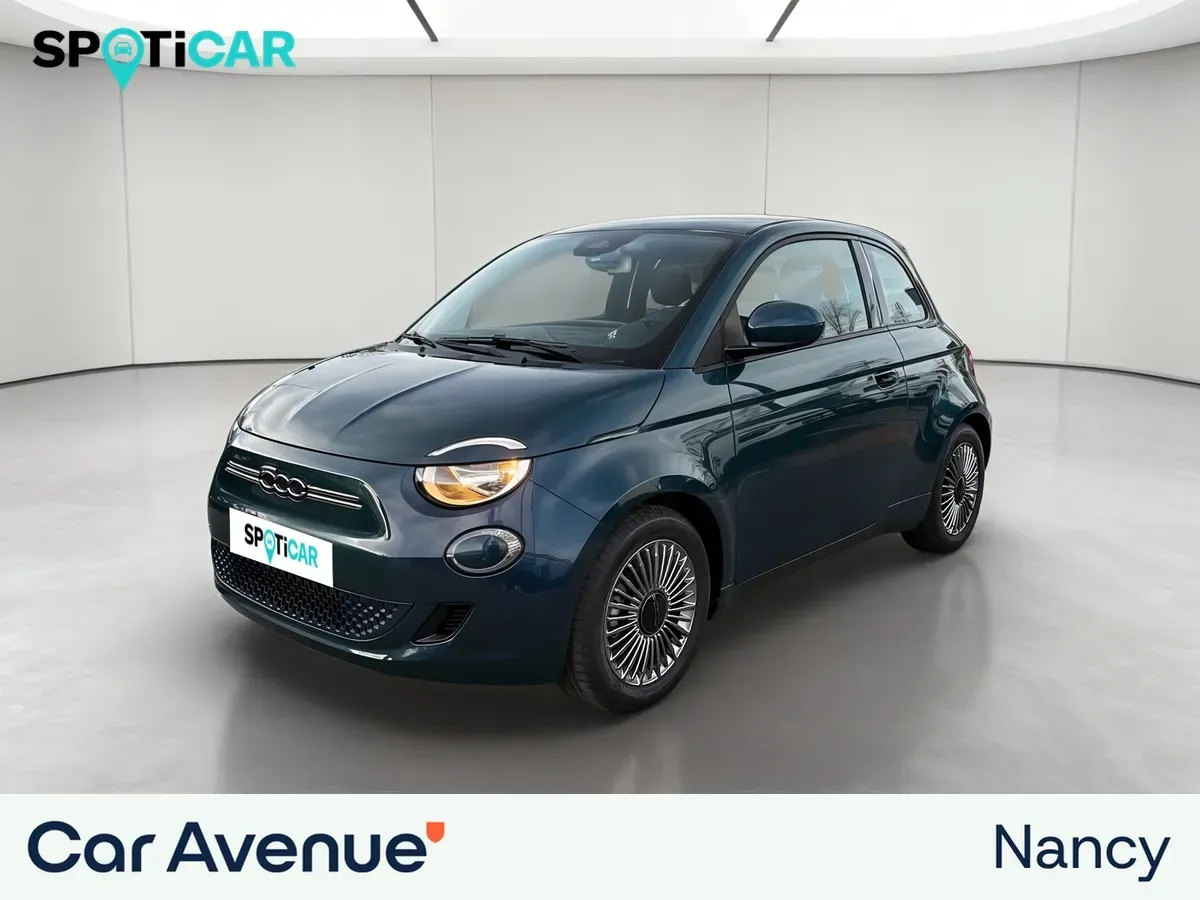 Fiat 500e BERLINE MY22 SERIE 1 STEP 2 ocean green metal d'occasion