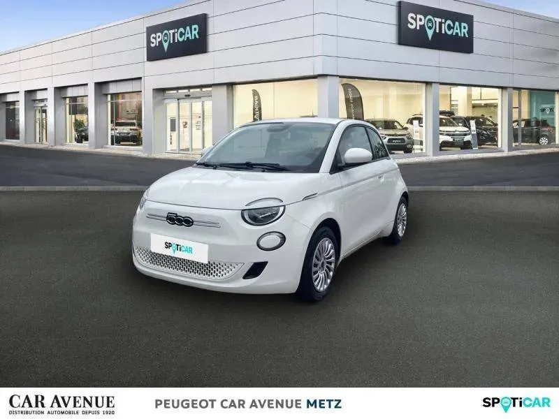 Fiat 500e BERLINE MY22 SERIE 1 STEP 2 ice white pastel d'occasion