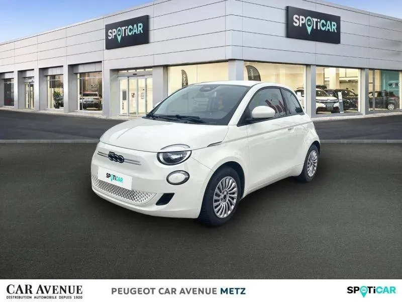 Fiat 500e BERLINE MY22 SERIE 1 STEP 2 ice white pastel d'occasion
