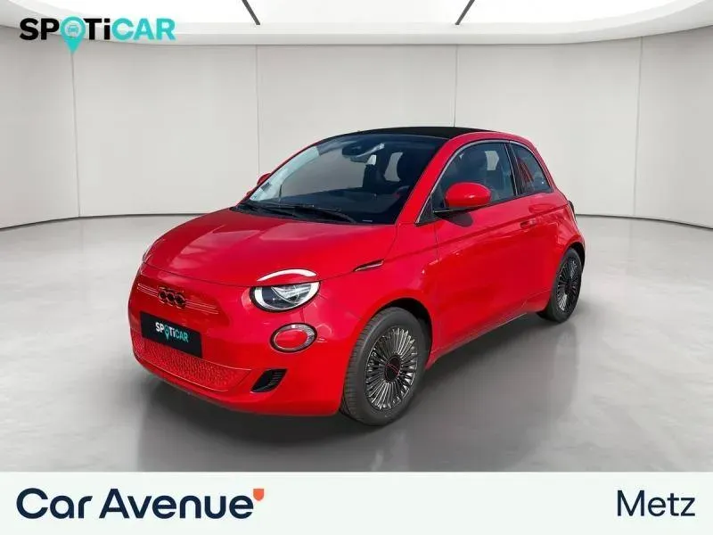 Fiat 500e CABRIOLET MY22 SERIE 1 STEP 1 red by (red) pastel d'occasion