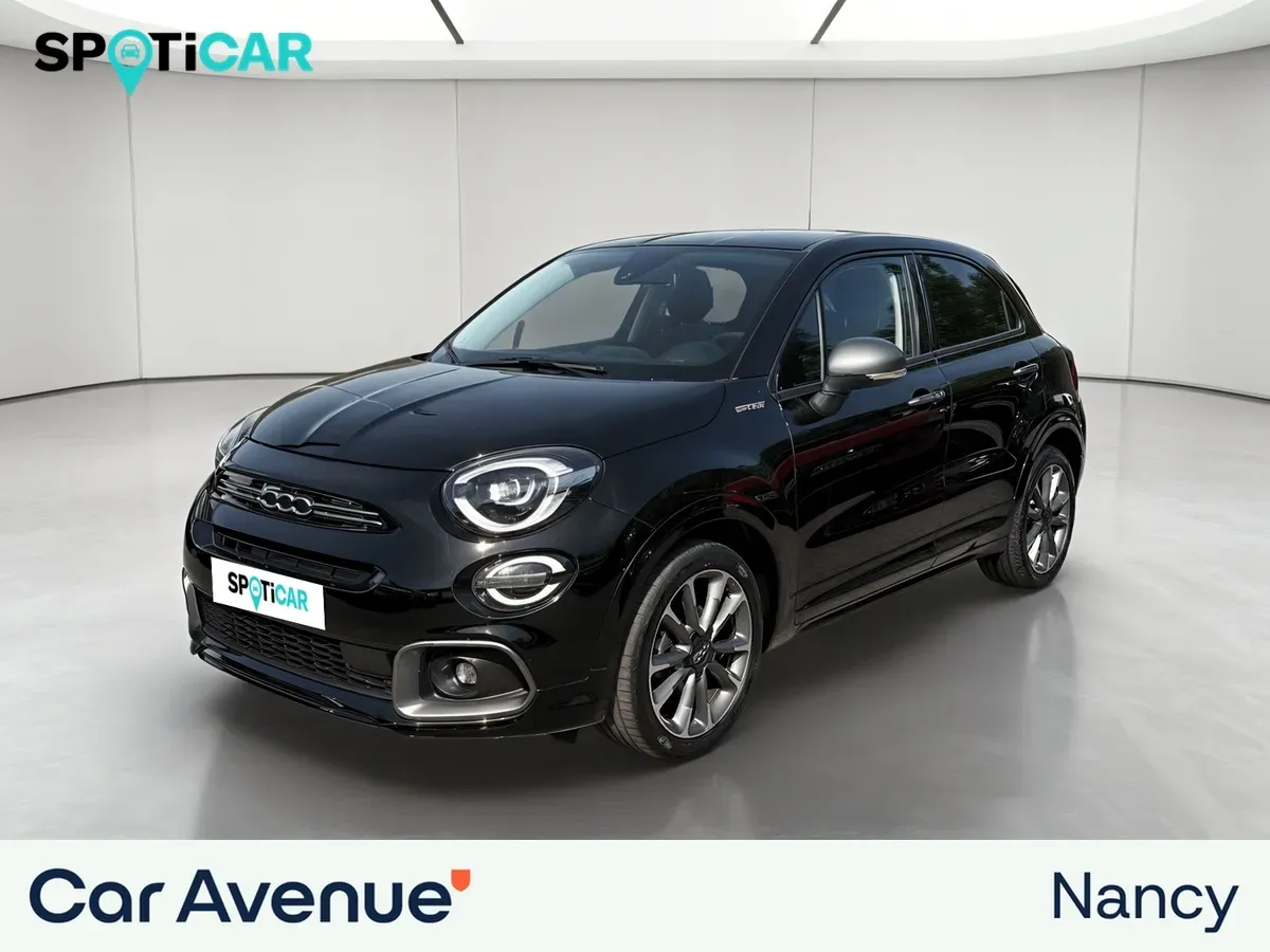 Fiat 500X MY22 noir cinema pastel d'occasion