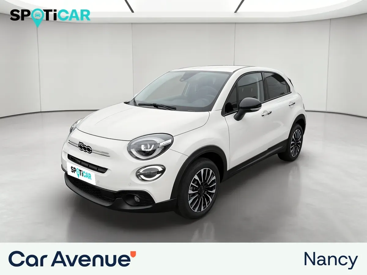 Fiat 500X blanc d'occasion