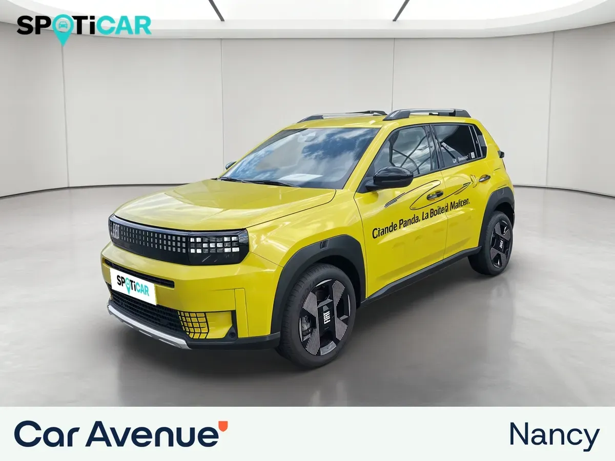 Fiat Grande Panda jaune limone d'occasion