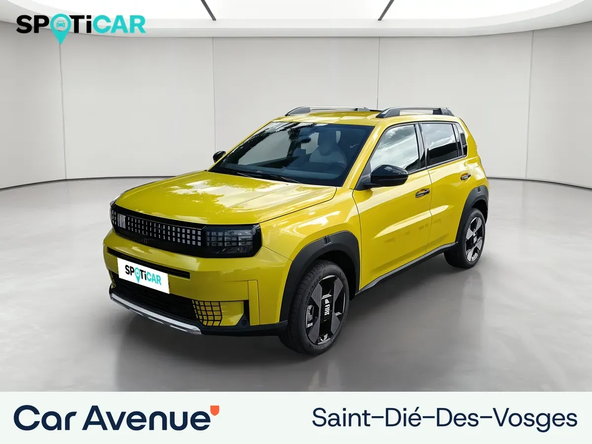Fiat Grande Panda jaune limone d'occasion