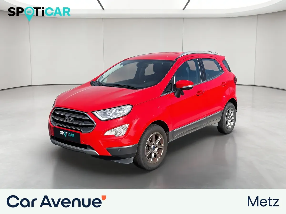 Ford EcoSport rouge racing d'occasion