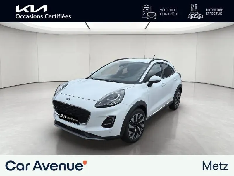Ford Puma blanc glacier d'occasion