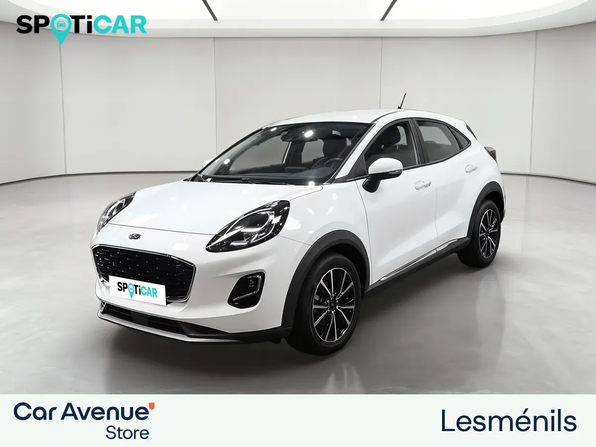 Ford Puma blanc glacier d'occasion