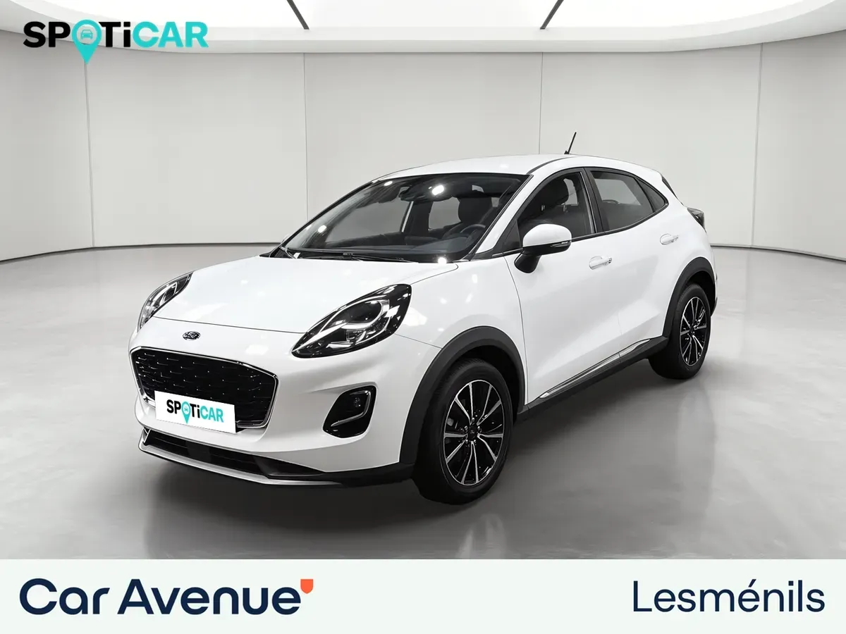 Ford Puma blanc glacier d'occasion