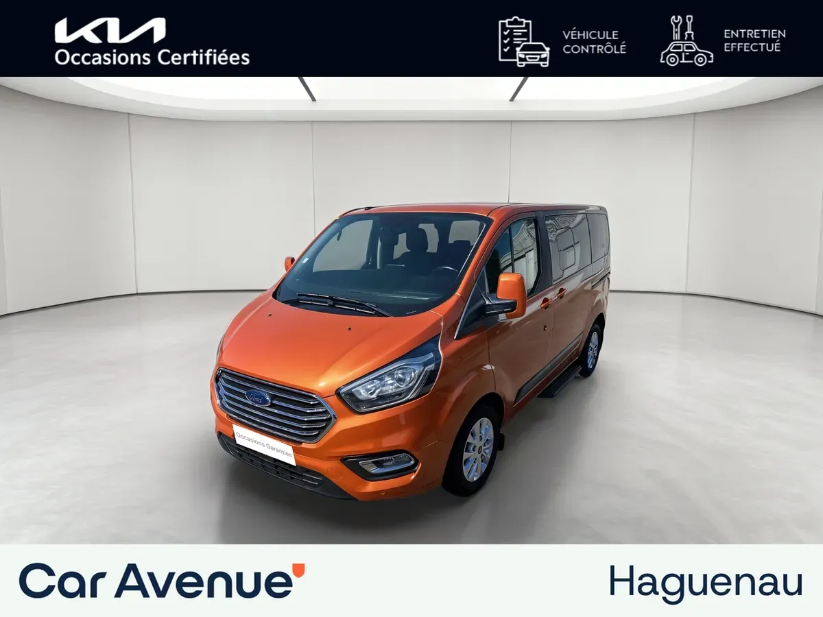Ford TOURNEO CUSTOM SHUTTLE orange d'occasion