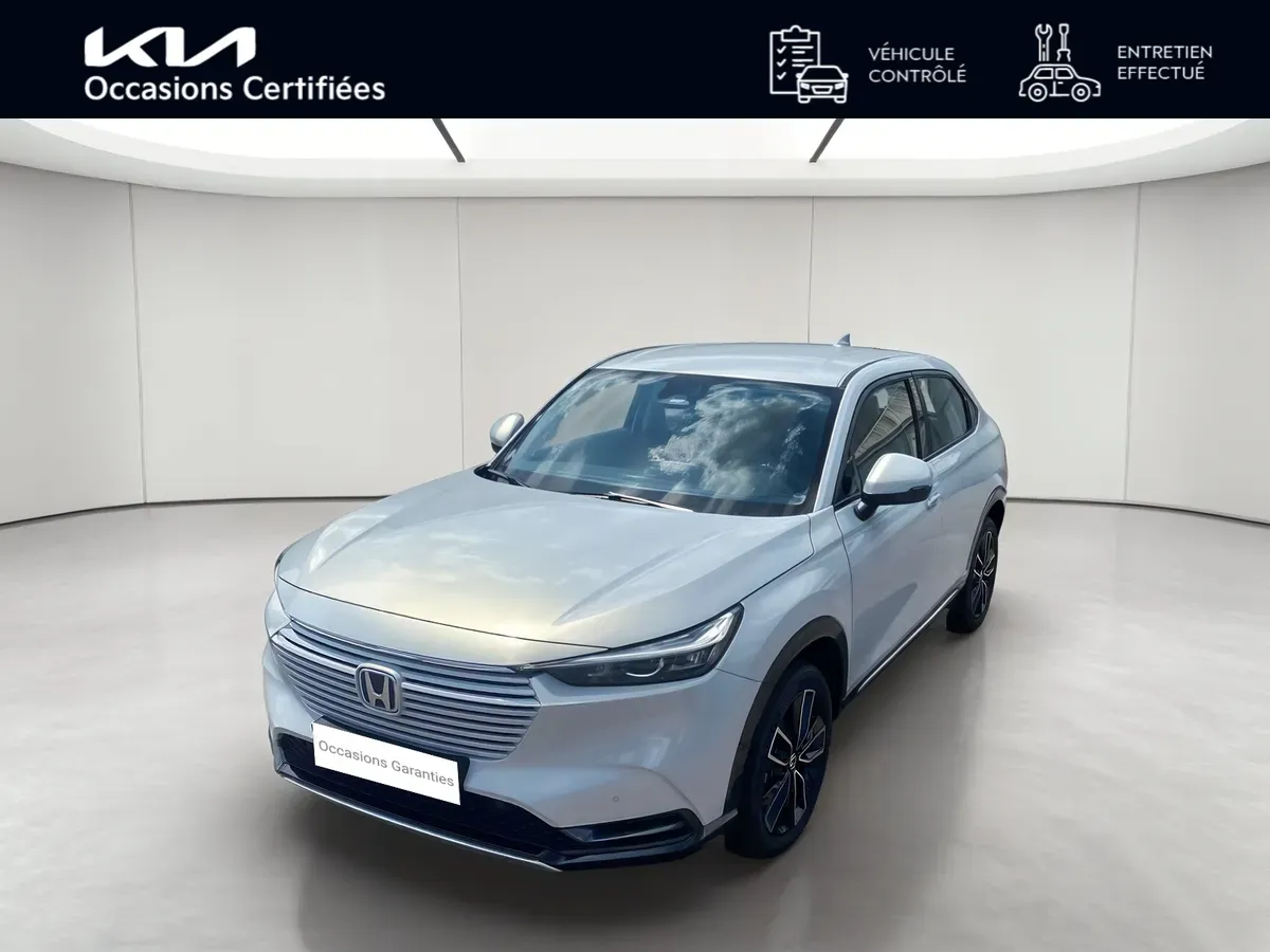 Honda HR-V E:HEV blanc perle premium nacre d'occasion
