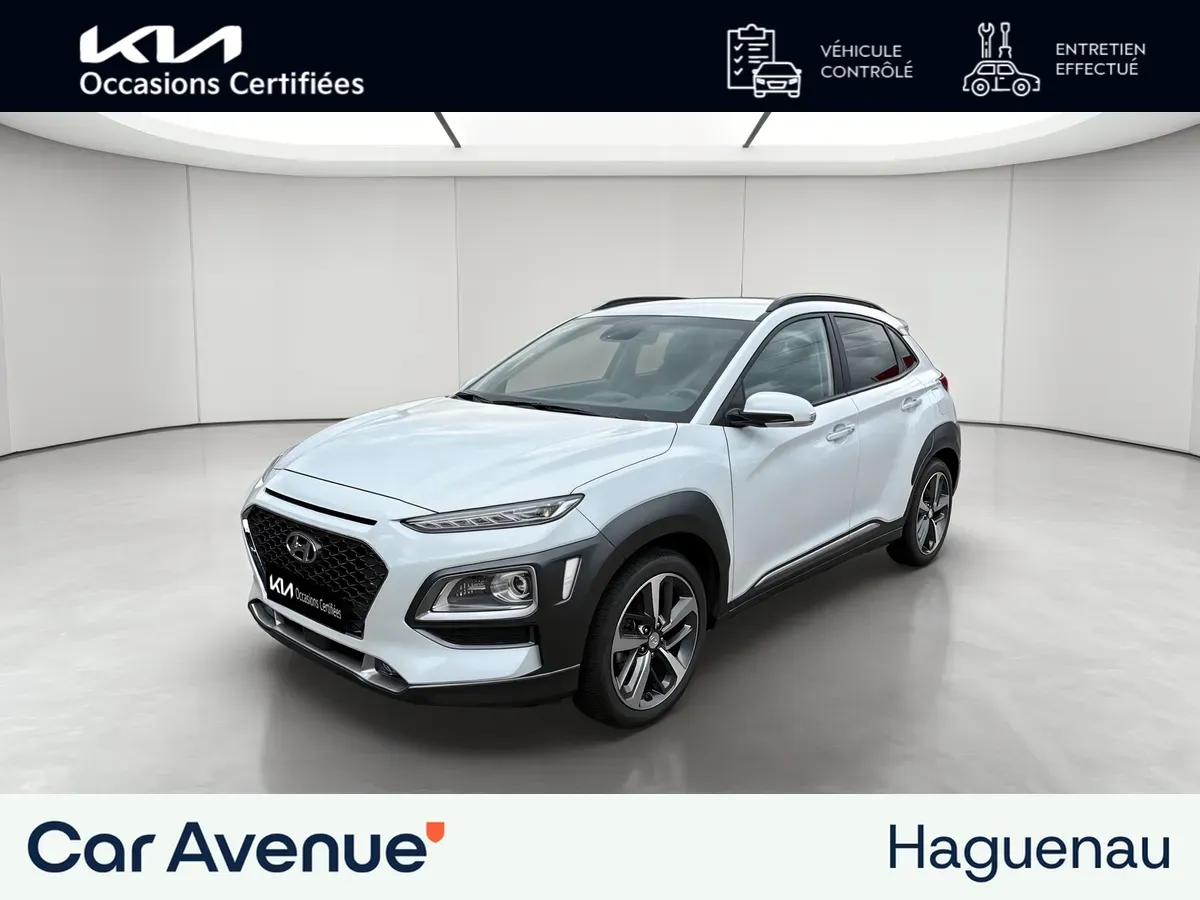 Hyundai KONA chalk white metal d'occasion