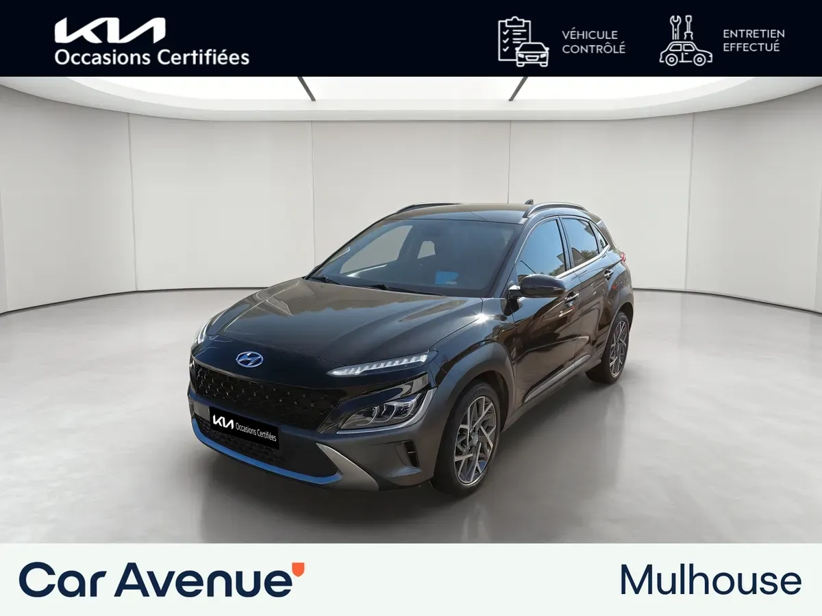 Hyundai KONA HYBRID abyss black metal d'occasion