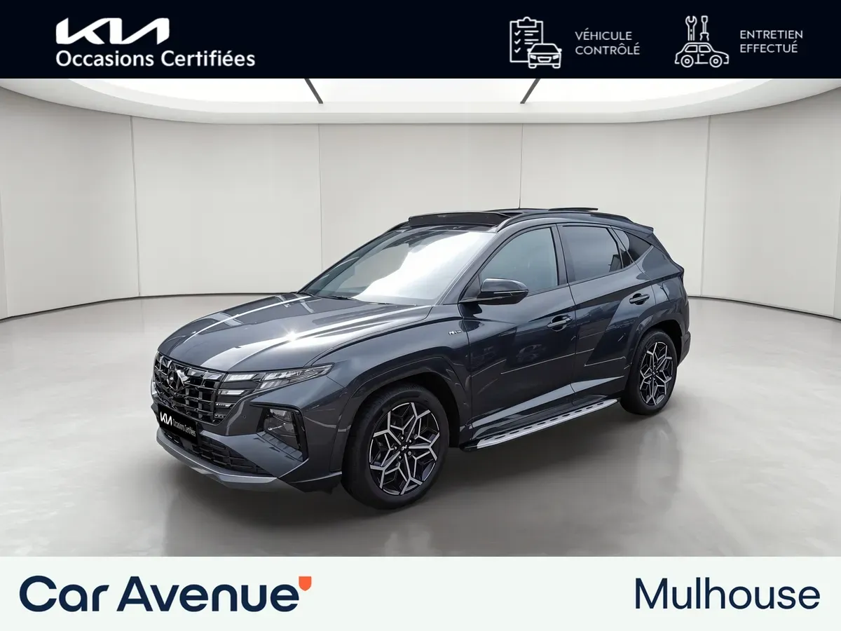 Hyundai Tucson gris d'occasion