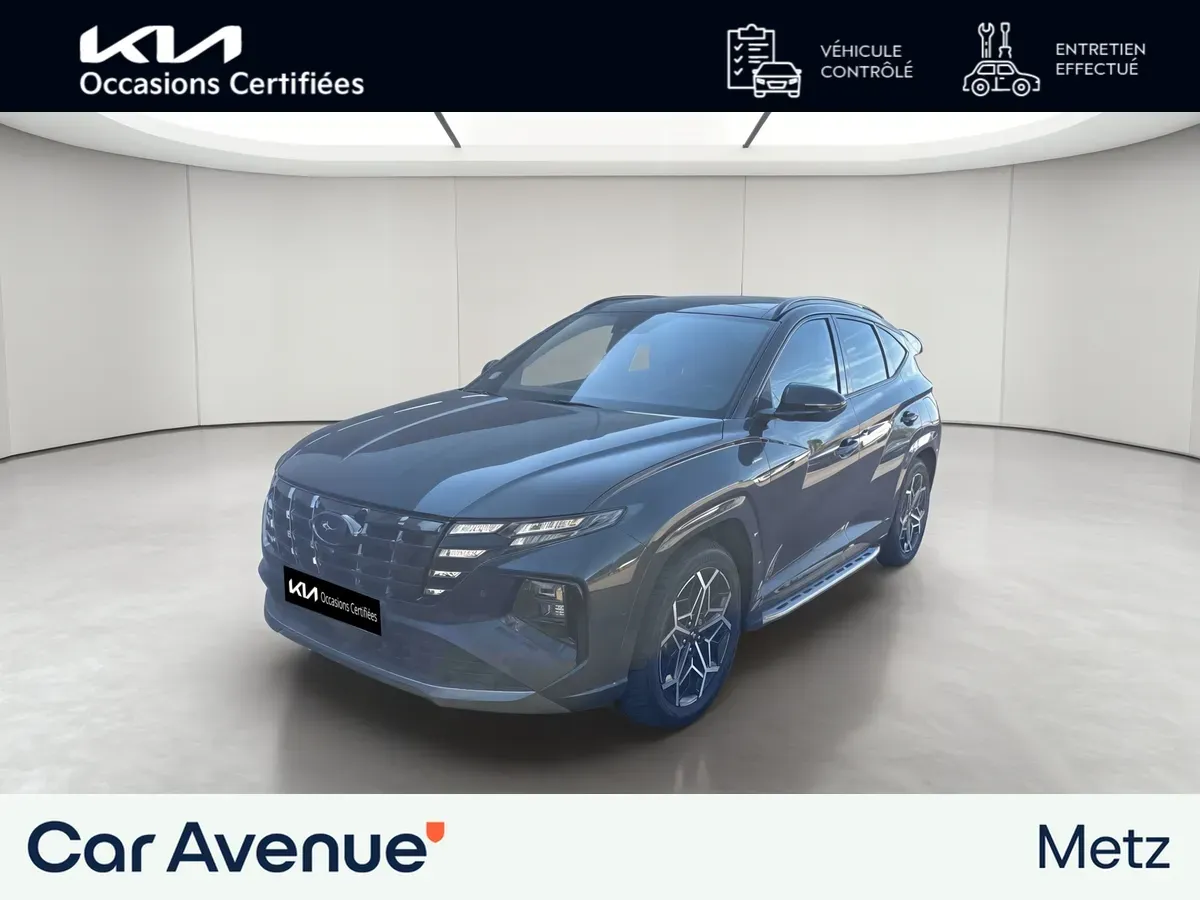 Hyundai Tucson gris d'occasion