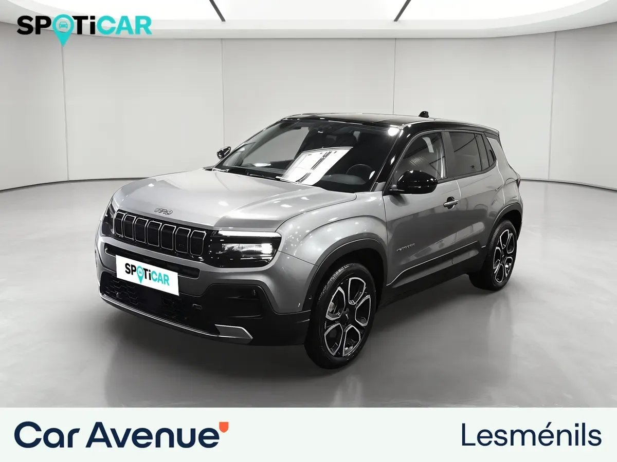 Jeep AVENGER ELECTRIQUE granite avec toit volcano d'occasion