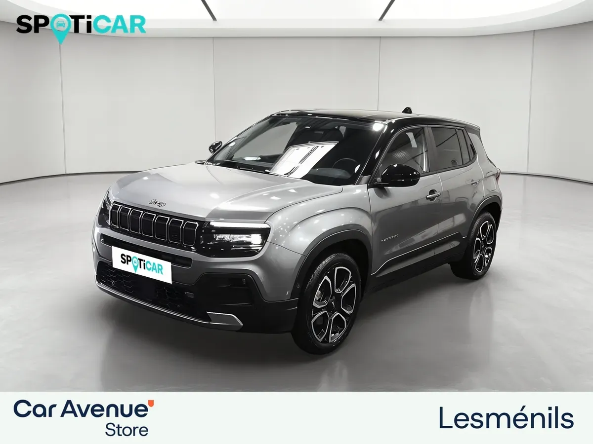 Jeep AVENGER ELECTRIQUE granite avec toit volcano d'occasion