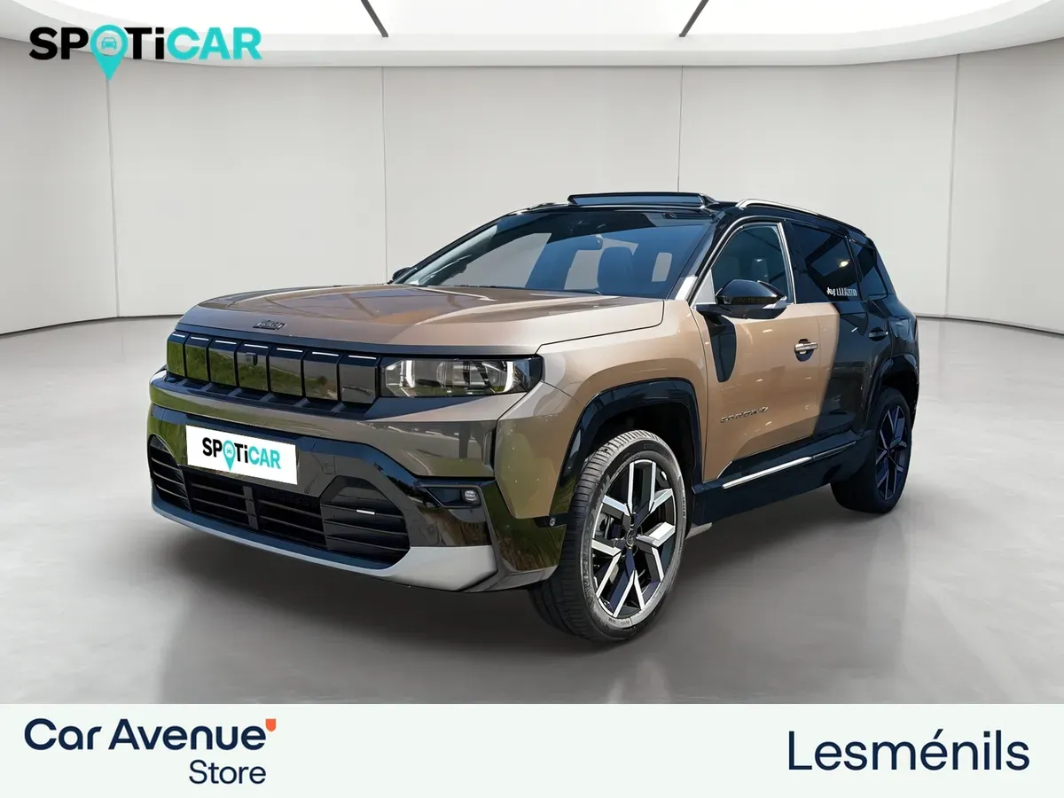 Jeep COMPASS ELECTRIQUE amazonia avec toit noir neuf