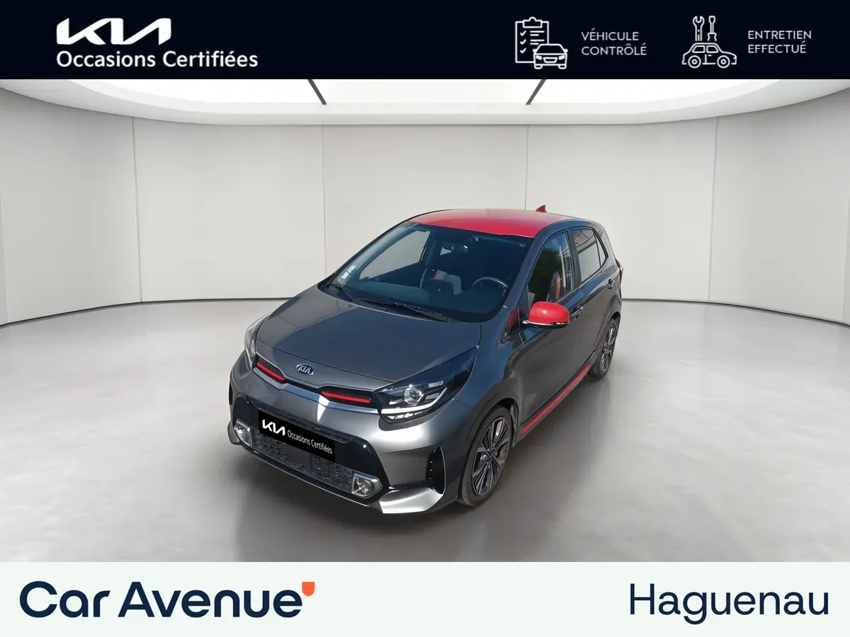 Kia Picanto gris d'occasion