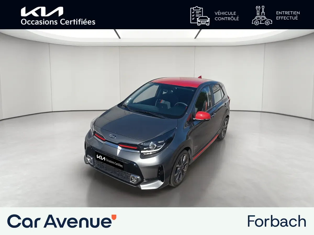 Kia Picanto gris d'occasion