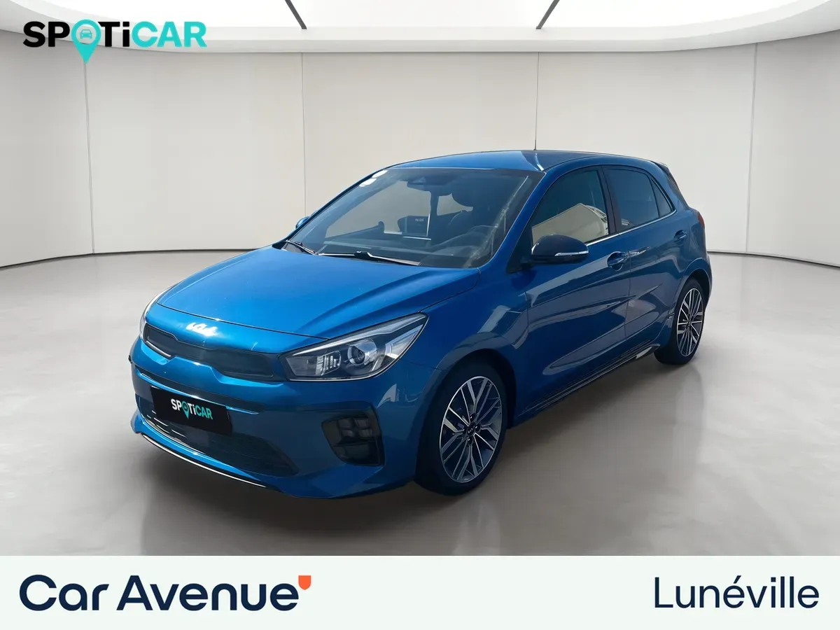 Kia Rio bleu d'occasion