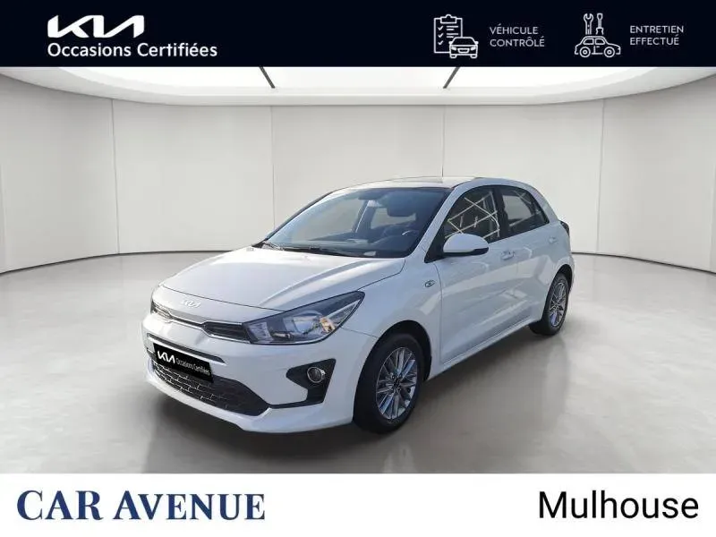 Kia RIO BUSINESS blanc celeste d'occasion
