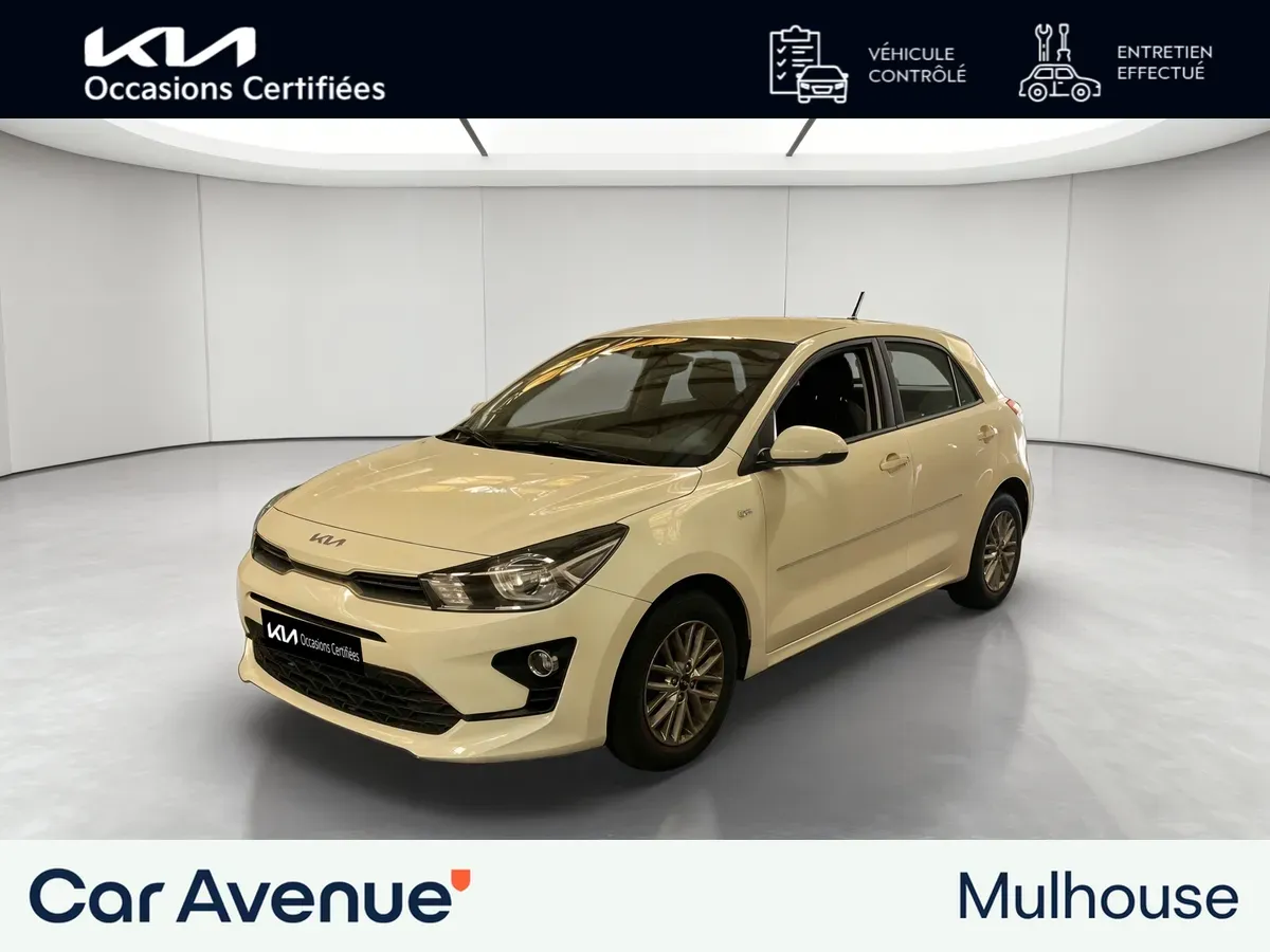 Kia RIO BUSINESS blanc celeste d'occasion