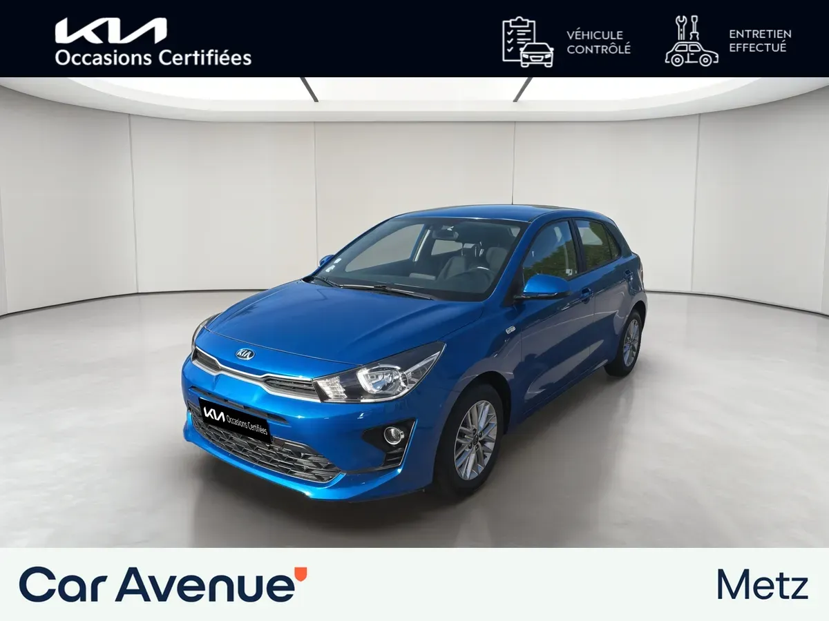 Kia RIO BUSINESS bleu azur metallise d'occasion