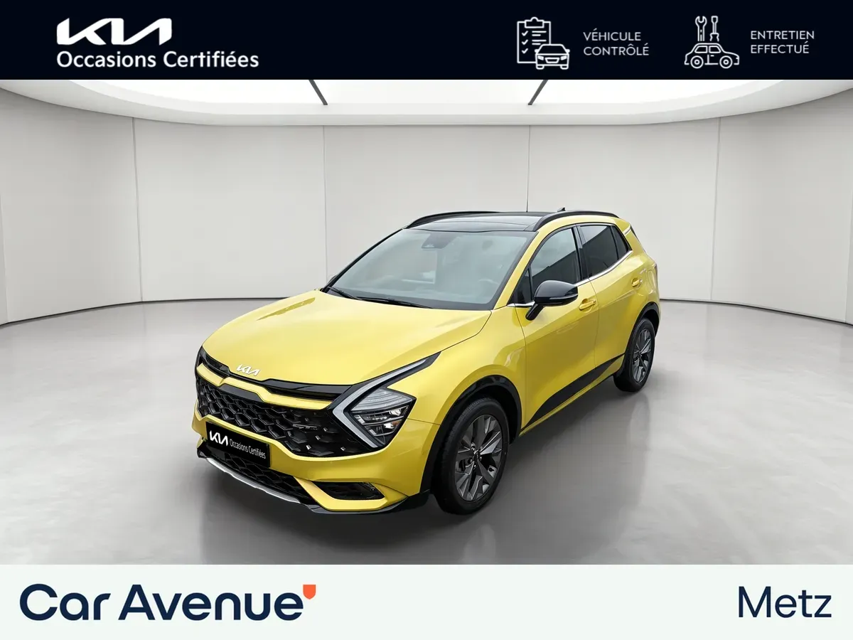 Kia Sportage jaune d'occasion