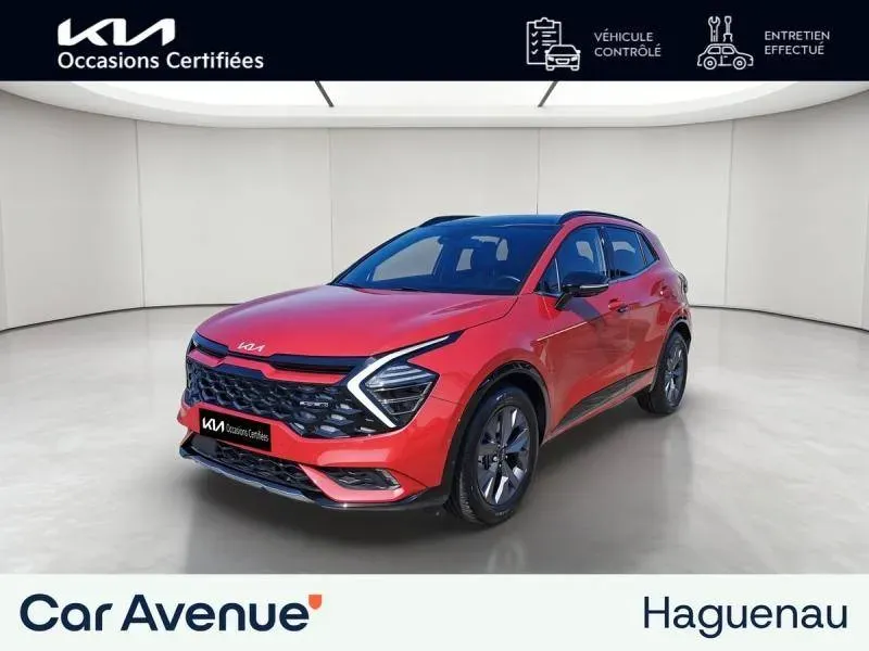 Kia Sportage rouge rubis metallise d'occasion