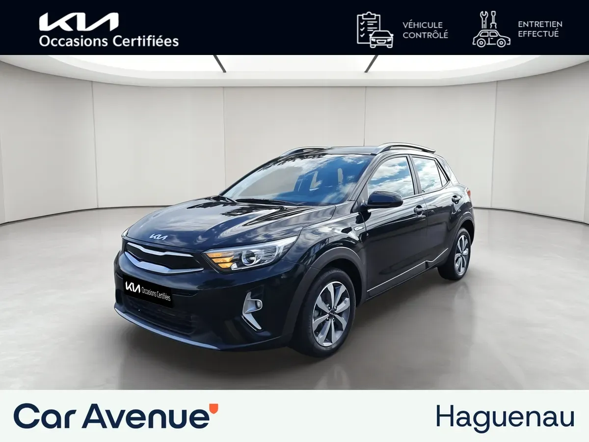 Kia Stonic noir ebene metallise d'occasion